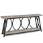 Console de couloir vintage à 2 niveaux, canapé d'appoint robuste | Idée de cadeau