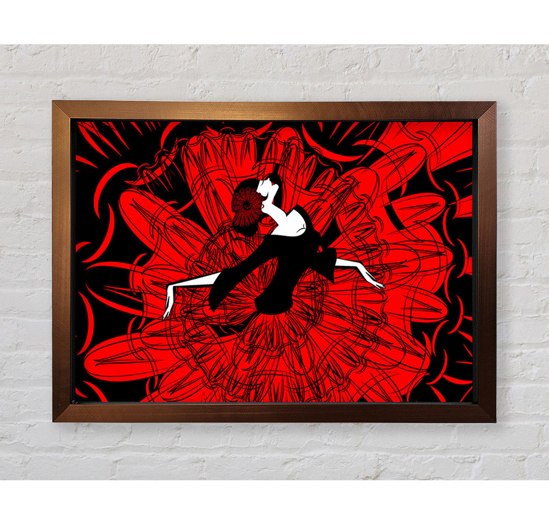 Apryll Flamenco 2 Gerahmter Druck Wandkunst