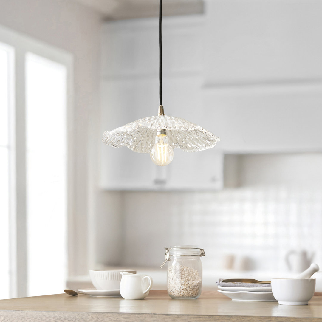 1 - Light Brushed Brass Pendant
