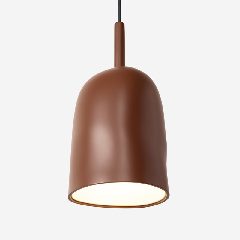 Vessel Pendant Light, 18" H x 14.5" W x 9" D, Sedona, Black