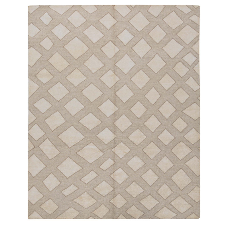 Tapis rectangulaire noué à la main