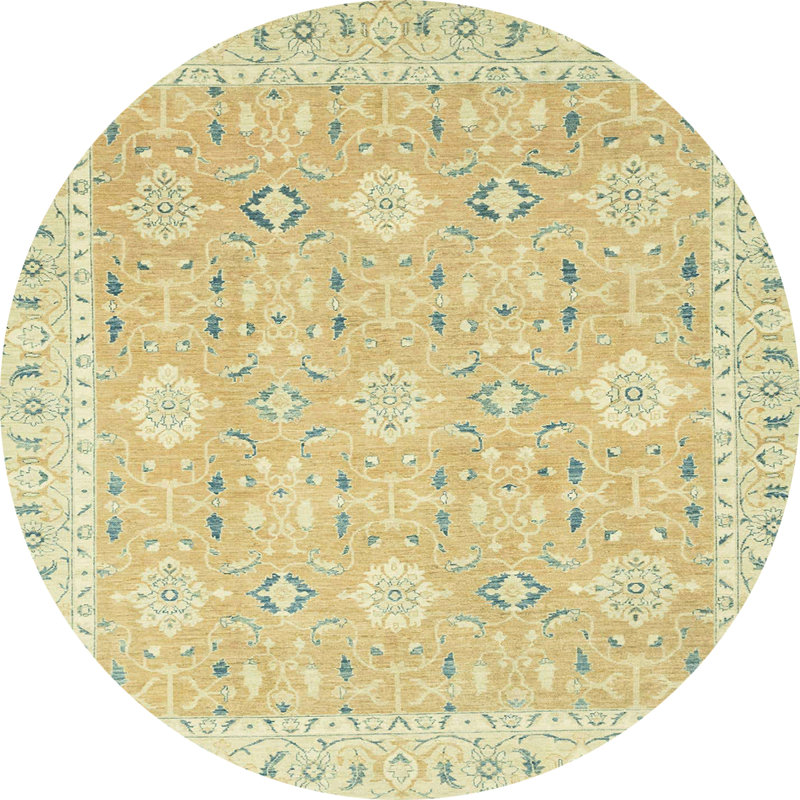 Abstract Indoor Rug, Round 3'
