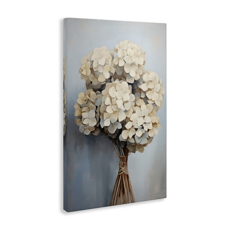 "Bundle of Hydrangea", art mural sur toile par Petals Prints Design, H 30 po x l 20 po
