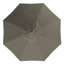 Parasol de patio 11 pieds avec manivelle en aluminium Pacifica-1219283020
