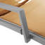 Chaise longue inclinable en métal Cand-2097250295-2097364612