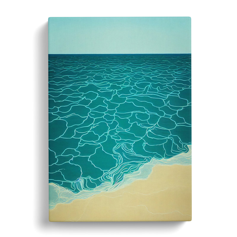 Modern Beach Seascape Vol.2 - Wrapped Canvas, 60cm H x 40cm W x 3cm D