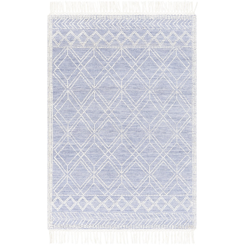 Angelar Geometric Indoor / Outdoor Rug, Rectangle 5' x 7'6"
