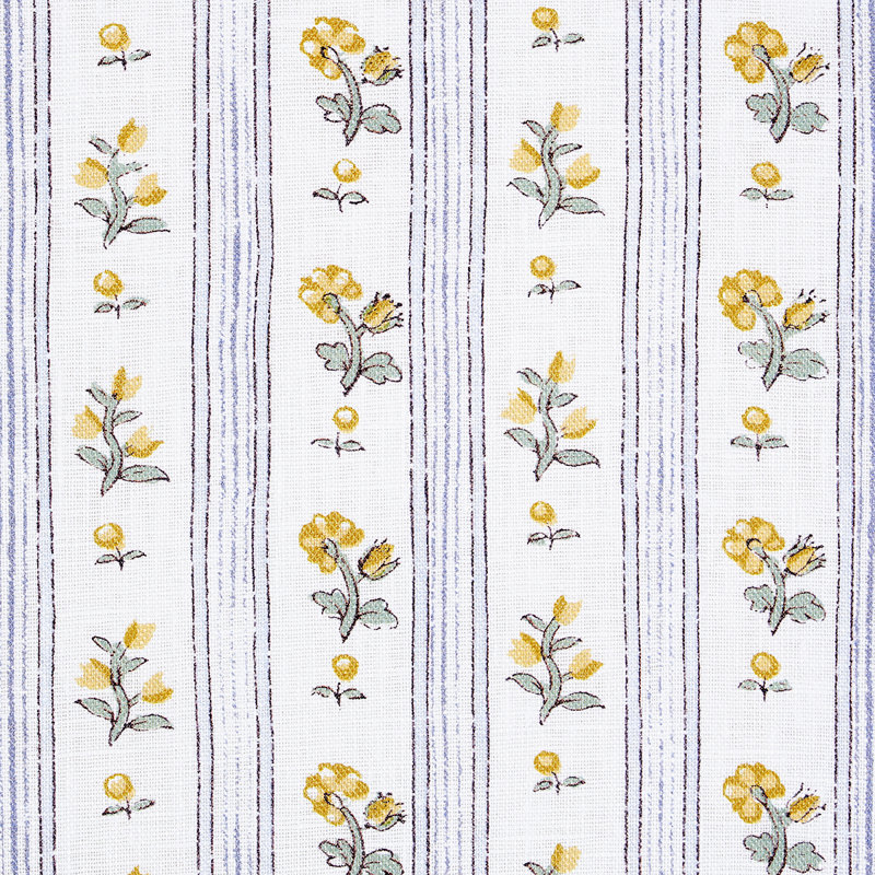 Cabanon Stripe Fabric, Jaune