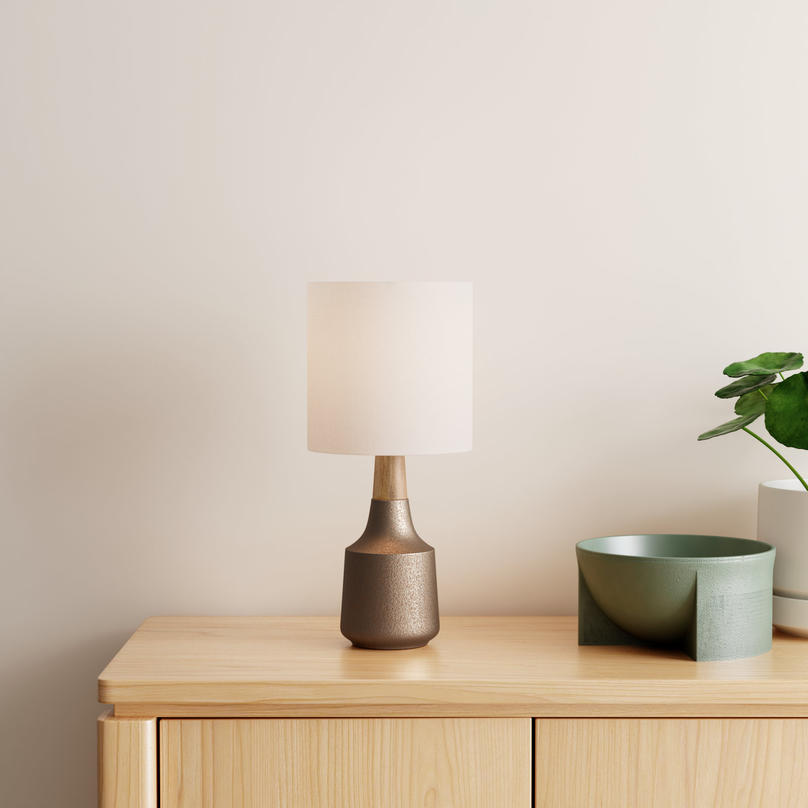 Scotia 18'' Table Lamp, Copper