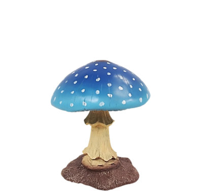 Statue de petit champignon surdimensionné