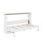 Lit escamotable simple avec lumière DEL-1222703736
