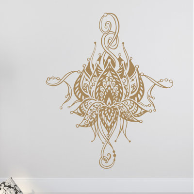 Décalcomanie murale fleur lotus Buller