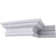 ÉCHANTILLON - Moulure couronnée en acanthe et œuf Endurathane, H 13 po x P 10 1/2 po x F 16 5/8 po x L 12 po, apprêtée