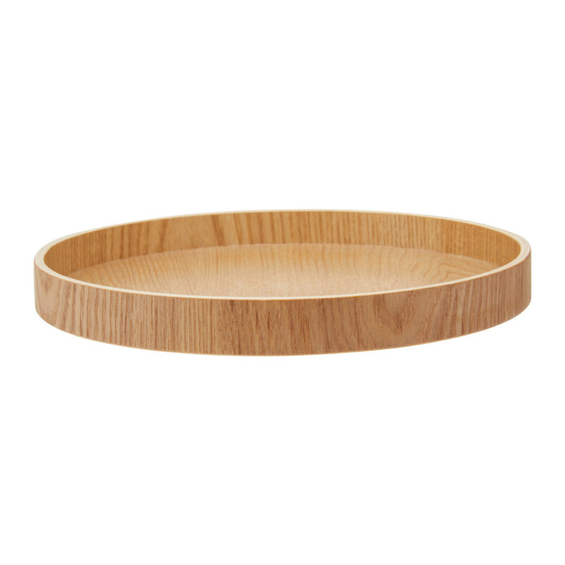 Sayreville Solid Wood Tray, Beige, 21cm H x 21cm W x 2cm D