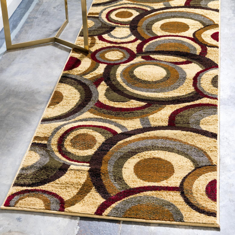 Ivetta Abstract Indoor Rug, Runner 2'2" x 6'1"