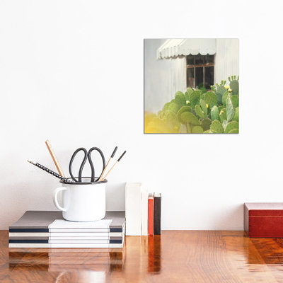 Cactus And Window by Mandy Lynne - Wrapped Canvas Print