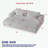 Boneless Oversized Sectional Lounge Chaise With Two Pillows-1851963442