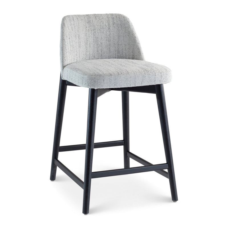 Nikita Tonia Bar/Counter Stool, Counter Stool (25.5" Seat Height), Gray Mix/Ebano