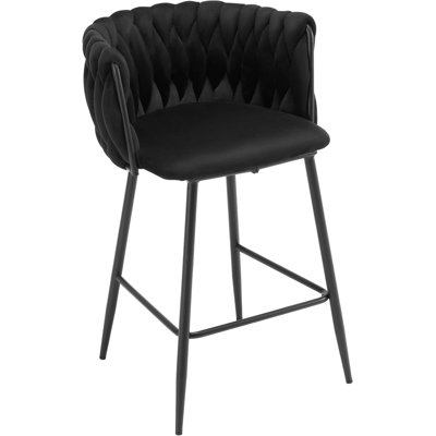 Osha Upholstered Counter Stool with Metal Frame