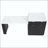 82.6" Fluted Kitchen Island with Extendable Dining Table (Seats 4-6) – Black-895931463