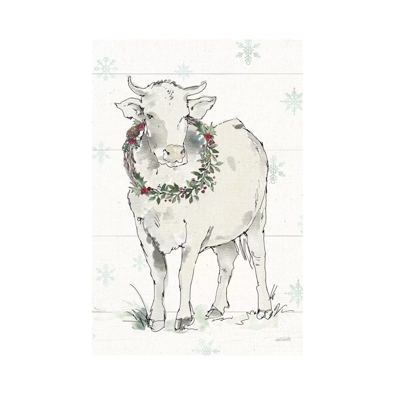 Modern Farmhouse X Christmas by Anne Tavoletti - Wrapped Canvas Print, 66.04 cm H x 45.72 cm W
