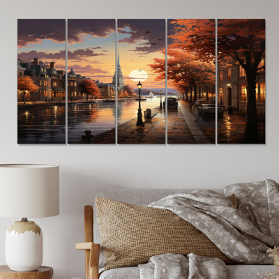 Traditional Cities & Countries Wall Decor on Metal