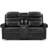 65.7" Modern Manual Reclining Loveseat With Storage Console And Cup Holders-2037765083
