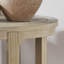 Ensemble de tables basses incurvées en bois 24 pièces 2 pièces, table de bout style Mid-Century rustique, couleur chêne | Idée de cadeau-1031686365