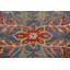 Tapis rouge en laine noué à la main de conception unique 8 pi 9 po x 11 pi 7 po New Age