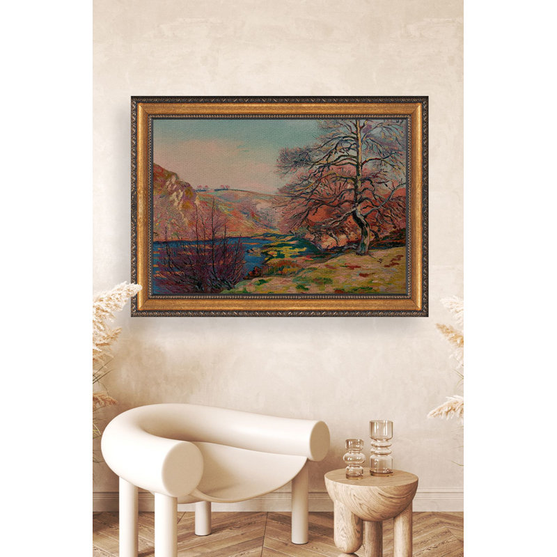Superbe peinture sur toile, 19,7 po x 27,6 po | 50% polystyrène / 50% toile polyester, épaisseur: 1,2 po | Impression numérique, conception murale facile à suspendre | Parfait pour les amateurs de décoration intérieure et d'art