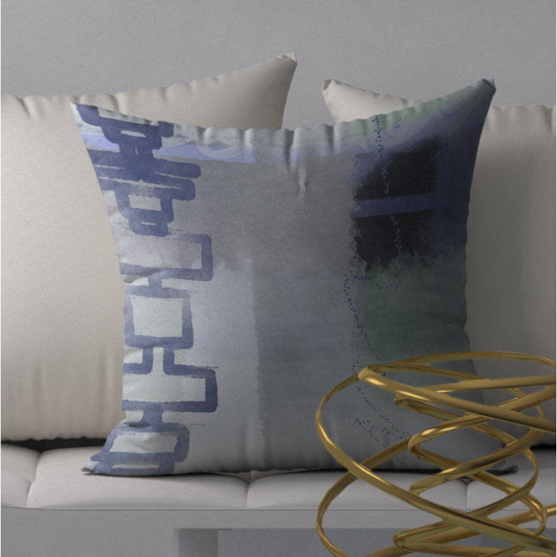 Housse de coussin décoratif carrée exotique inégalée, 24" X 24"