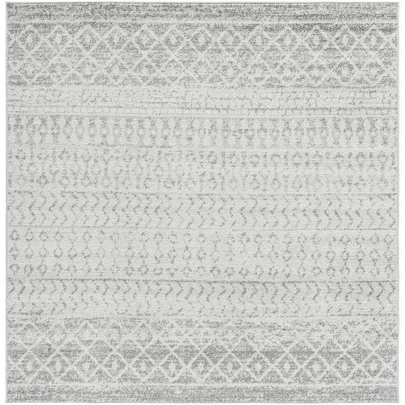 Warkentin Geometric Indoor Rug, Square 6'