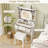 Makeup Vanity Desk with Mirror and Adjustable Storage Shelves