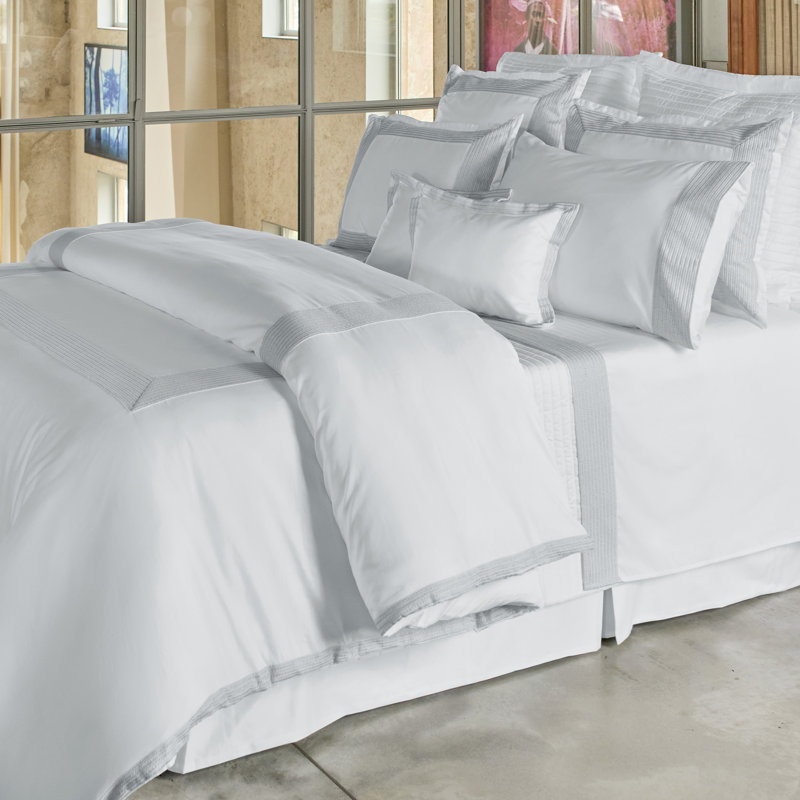 Herron_Duvet Cover, Twin Duvet Cover, White