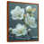 Toile avec cadre flottant brun