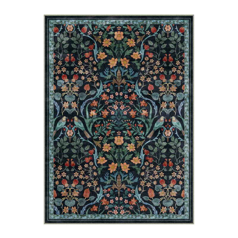 Destinay Floral Area Rug, Rectangle 152 x 213 cm