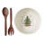 10" Serve Bowl with Wood Servers
