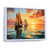 White Floater Framed