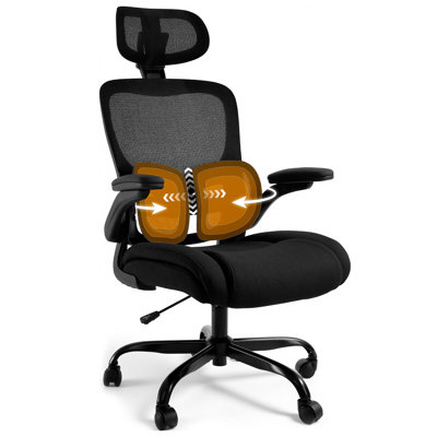 Chaise de bureau ergonomique de luxe, chaise de bureau en filet et en chenille Sparkle, coussin de zone de 15 cm d'épaisseur, support de dossier à 3 segments, chaise d'ordinateur inclinable à 135 ° avec accoudoirs 3D et roulettes silencieuses pour le bureau à domicile