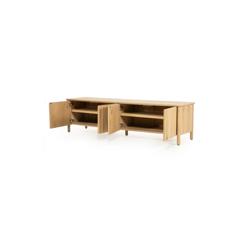 Jake 4-Door Media Unit, Natural