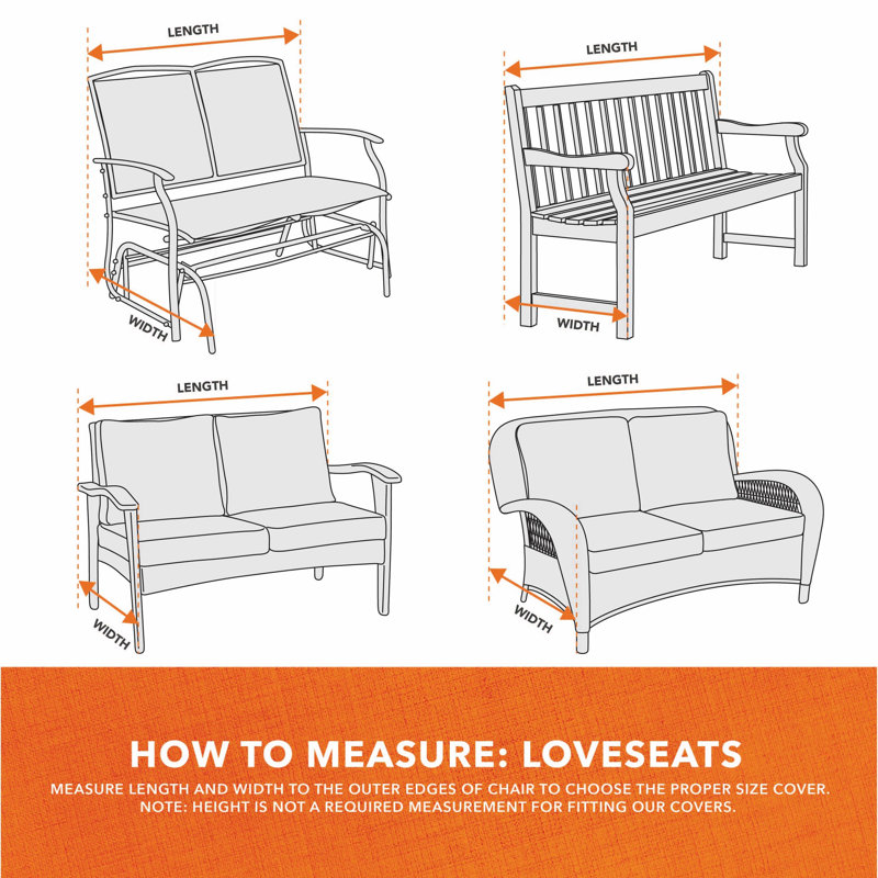 Sage Green Weather-Resistant Patio Loveseat Cover