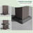 Metal Louvered Pergola with Adjustable Canopy for Outdoor Patio-94915017-94915016