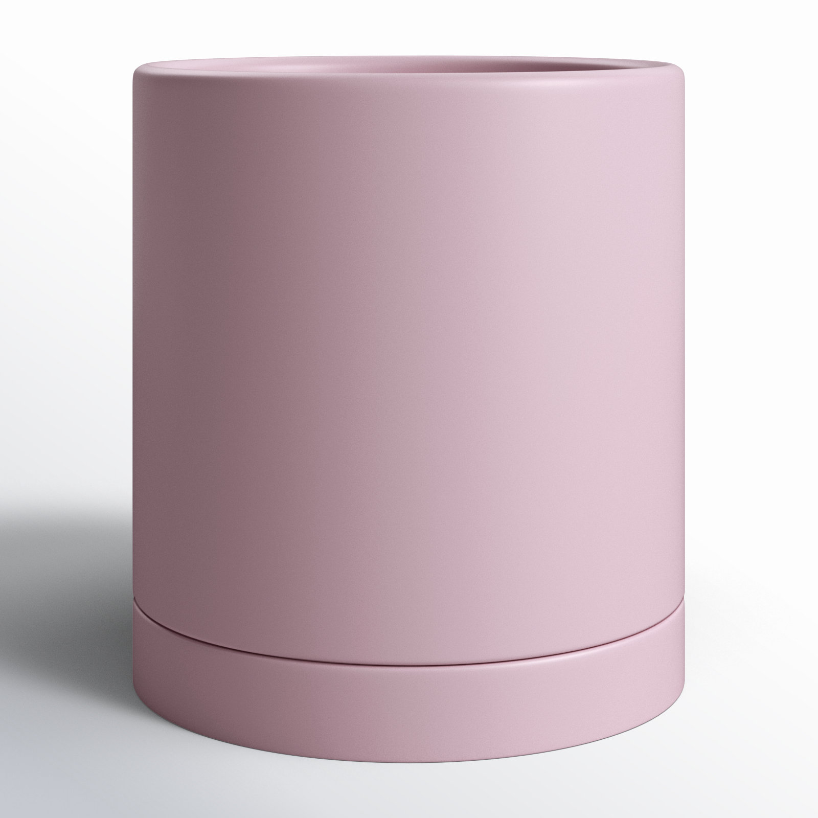 Carlotta Ceramic Pot Planter, 7" H x 7" W x 7" D, Purple