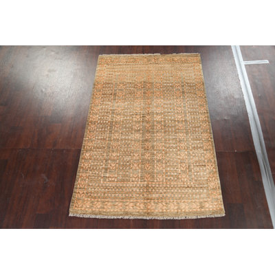 Vegetable Dye Gabbeh  Handmade Area Rug 4x6