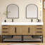 Finition du meuble-lavabo sur pied simple de base 72 po Jessica: chêne teck-72495708