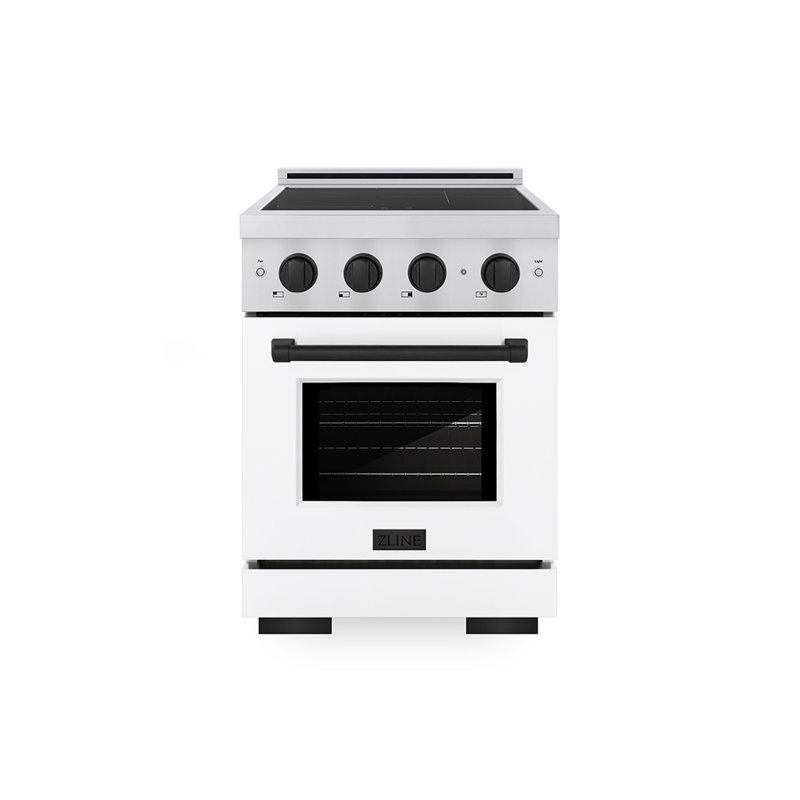 ZLINE 24 in. Paramount Induction Range with 3 Element Cooktop and Electric Convection Oven, Stainless Steel