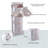 4-Tier Laundry Hamper Sorter, Laundry Storage Organizer With Wheels Removable Rolling Laundry Baskets, Bathroom Cart For Dirty Clothes, White