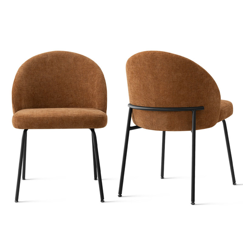 Upholstered Dining Chairs, Set of 2, Terra