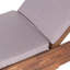 Anniki 200cm Long Reclining Acacia Single Chaise
