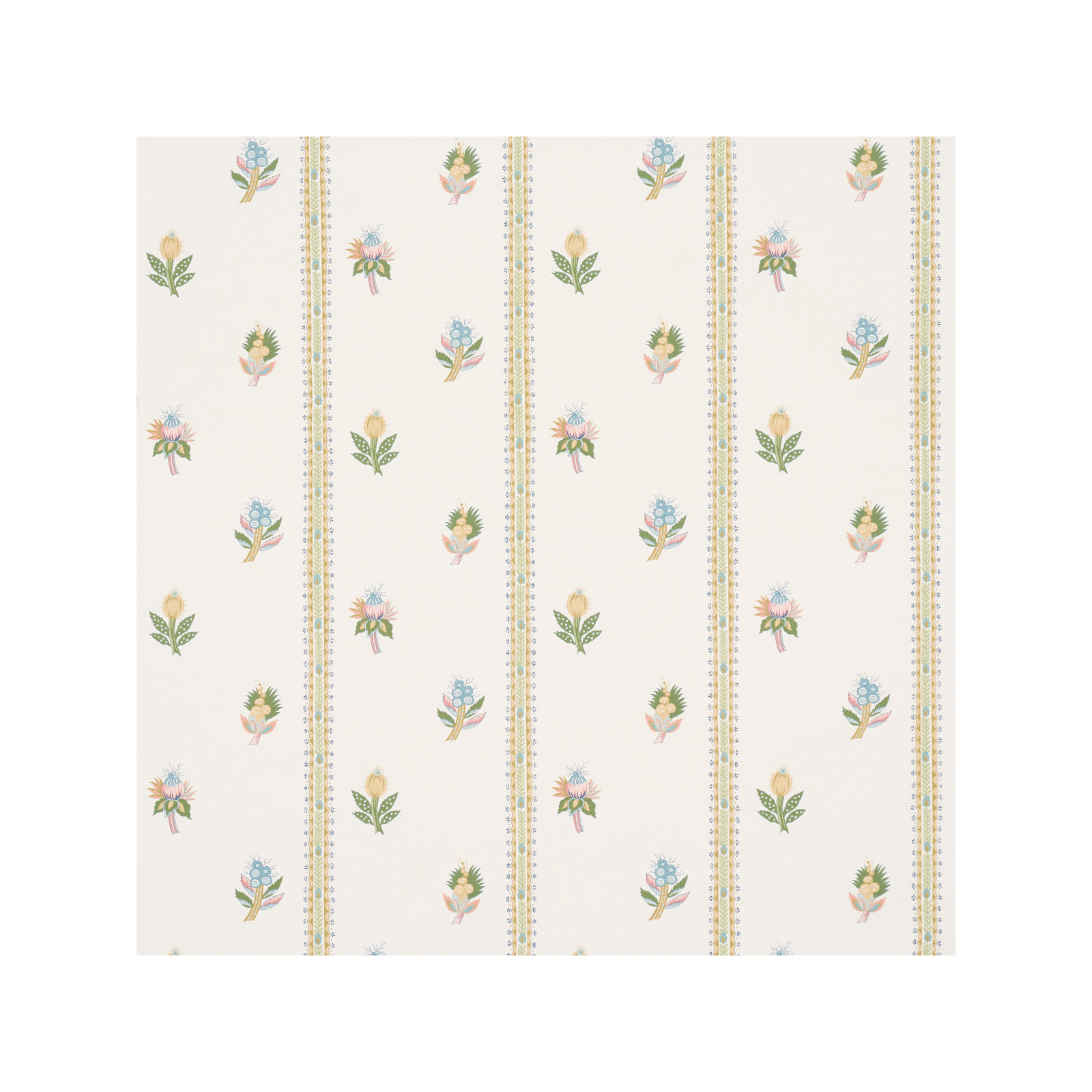 Les Fleurs Exotiques Wallpaper, Citron